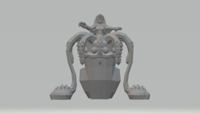 Calmaramon (Calamaramon) Digimon Frontier Toy Replica