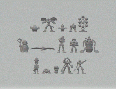 Digimon Frontier Set 59 60 61 Toy Replica